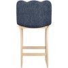 Meridian Furniture,Shaw Chenille Fabric Upholstered Counter Stool - 3 of 4