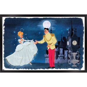 Trends International Disney Cinderella - Prince Charming and Cinderella Framed Wall Poster Prints - 1 of 4
