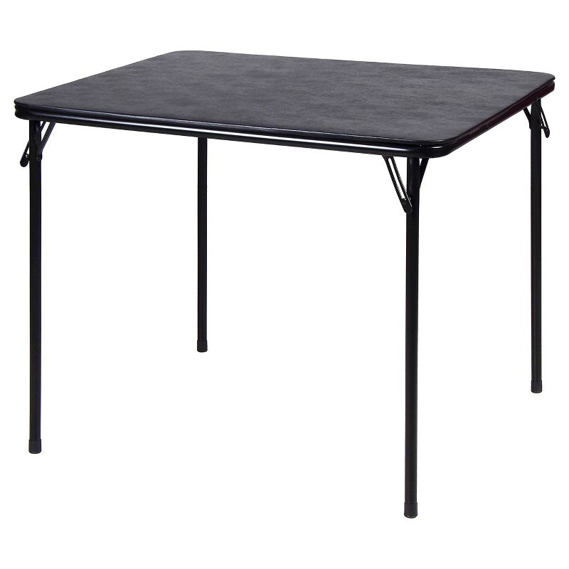 34" x 34" Folding Table Black - Plastic Dev Group, 1 of 6
