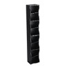 Ridstar 70.87 in. H Ultra-Slim Multi-Functional Decorative Cabinet with 8 Adjustable Shelves & Wavy Frame-Black - 4 of 4