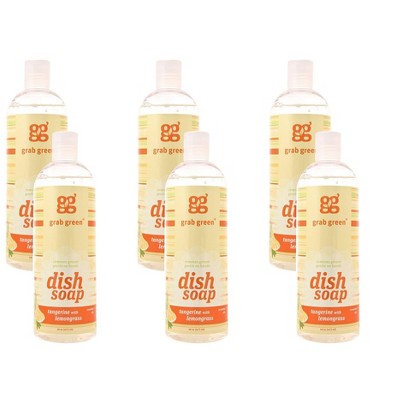 Grab Green Tangerine with Lemongrass Dish Soap - Case of 6/16 fz