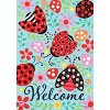 Patterned Ladybugs Spring Garden Flag 18" x 12.5" Briarwood Lane - 3 of 4