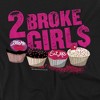 2 Broke Girls Cupcakes Adult T-Shirt - 2 of 4