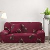 PiccoCasa Stretch Sofa Cover Floral Printed Couch Slipcover for Sofas with One Pillowcase - 3 of 3