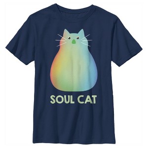 Boy's Soul Rainbow Cat T-Shirt - 1 of 4