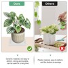 Unique Bargains Ceramic Durable Indoor Decorative Plant Saucer 2 Pcs - 4 of 4
