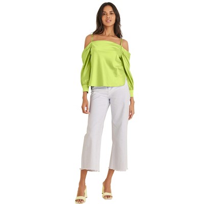 VENUS Womens Cold Shoulder Blouse