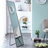 DOMETOUR 4th Generation Gray Solid Wood Frame Full Body Mirror, Dressing Mirror, Bedroom Porch Decorative Mirror, Floor Mirror, Wall Mirror - 3 of 4