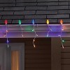 Celebrations Icicle Christmas Lights, Blue LED C9 Multicolored 70 ct - 9 ft. - 2 of 2