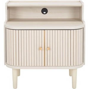 Tameka Nightstand With Hutch - NST9616 - Safavieh - 1 of 4