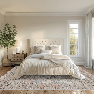 Regal Marley Medallion 32" Synthetic Area Rug with Fringe