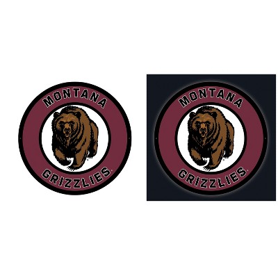 Evergreen Ultra-Thin Edgelight LED Wall Decor, Round, University of Montana- 23 x 23 Inches Made In USA