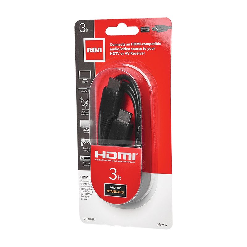 RCA Standard HDMI® Cable, 3 Ft., 3 of 6