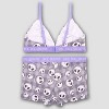 Women's Nightmare Before Christmas Bralette & Boxer Set - Purple - 2 of 4