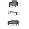 4-Piece Outdoor Patio Furniture Set with Acacia Wood Frame and Water-Resistant Cushions for Backyard or Deck-Baofuwish - 4 of 4