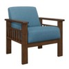 NixBex Accent Chair with Padded Seat and Back Living Room Chair Comfy Chair Armchair for Bedroom, Reading Room - 3 of 4