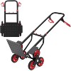 Stair Climbing Cart - 330lb Heavy Duty Hand Truck with 6 Wheels, Telescoping Handle & 2 Elastic Ropes - Home, Office, Warehouse, Shopping Use - 3 of 4