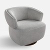 Swivel Barrel Accent Lounge Chair with 360¡ã Metal Base, High-Density Foam, Stain-Resistant Upholstery and No Assembly Required - 2 of 4