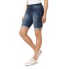 WallFlower Women's Ultra Denim Bermuda Shorts 9" Mid-Rise Insta Soft Juniors (Available in Plus Sizes) - 4 of 4