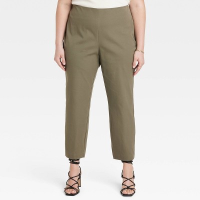 Women's Bi-stretch Skinny Pants - A New Day™ Olive 17 : Target