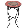 Jiallo Mosaic Art Collection Sunflower Accent Table (Set of 2) - image 2 of 2