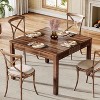 Tribesigns Square Dining Table with 4 Drawers - 2 of 4
