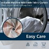 LunaLulinlk 14 Piece Fabric Shower Curtain Set, PEVA Liner & Hooks - 4 of 4