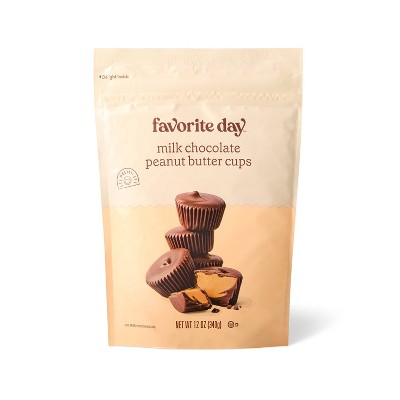 Milk Chocolate Peanut Butter Cups - 12oz - Favorite Day™