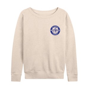 Women's - Disney - The Original Wingman Lightweight French Terry Wide Neck Long Sleeve Shirt - 1 of 4