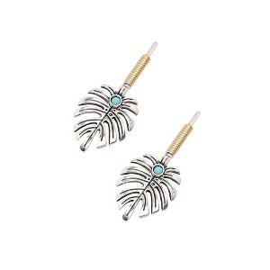 SOHI Women's Palm Drop Earrings - 1 of 3