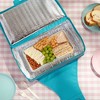 Juvale Thermal Insulated Casserole Carrier - Food Warmer Bag Container for Hot Lunch, Transport (Teal and Gray, 16x10x4 In) - 2 of 4