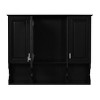 NicBex Wall Mounted Bathroom Storage Cabinet,35'' x28'' Medicine Cabinet with Mirror and Open Shelves for Bathroom - 4 of 4