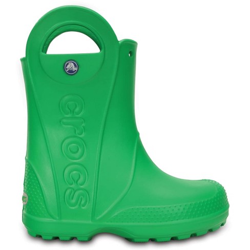 Crocs Kids' Handle It Rain Boots, J2, Grass Green : Target