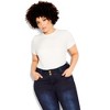 Women's Plus Size Asha Fit Regular Skinny Jean - dark denim | CITY CHIC - 4 of 4