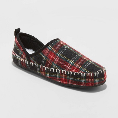 women's plaid moccasins