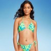 Women's Bead Detail U-Neck Multi-Way Bralette Bikini Top - Wild Fable™ Multi Tropical Print - 3 of 4