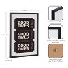 Kate & Laurel All Things Decor 12"x16" Gallery Preppy Retro Positive Quote Good Times Ticket Print by The Creative Bunch Studio Black - 3 of 4