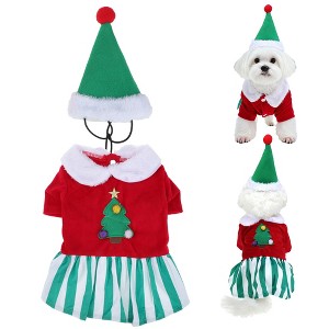 Unique Bargains Dog Christmas Outfit 1 Set - 1 of 4