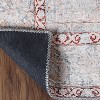 Distressed Oriental Vintage Medallion Flat-Weave Indoor Area Rug or Runner by Blue Nile Mills - 4 of 4