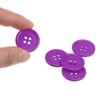 Unique Bargains Sewing Resin Round Flat 4-Hole Replacement Craft Buttons 20 Pcs - 4 of 4