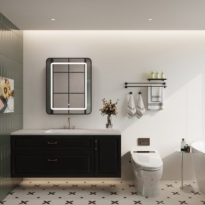 Lighted Medicine Cabinet with Mirror Wall Mounted Bathroom Mirror with Storage - 1 of 4