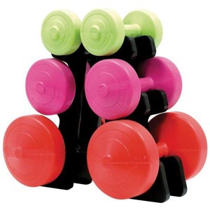 York Barbell Premium Dumbbell Set with Storage Rack and Workout Chart for Home Fitness - 1 of 1