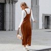 Women's Jumpsuit Corduroy Wide-Leg Overalls - Cupshe - 3 of 4