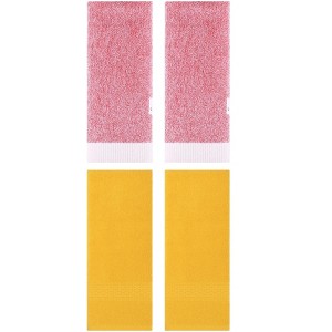 REGALWOVEN 4 Pcs Solid Textured Cotton Soft Absorbent Decorative Hand Towel - 1 of 4