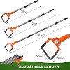 Walensee Adjustable Hula Hoe - Dual Action Weeder & Cultivator, Sharp Steel Blade for Garden & Flower Beds (Black, 67 Inch) - 2 of 4