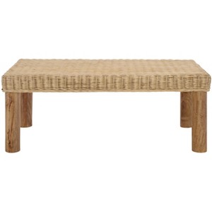 Shazza Weaved Coffee Table - COF6517A - Natural - Safavieh - 1 of 4