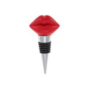 Unique Bargains Bottle Stoppers 3D Lips Aluminum Alloy Resin TPR 3.54"x1.73"x0.79" 1 Pc - 1 of 3