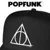 Harry Potter Deathly Hallows Symbol Foam Trucker Cap Black - 4 of 4