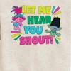 Boys' - Trolls - Let Me Hear You Shout Poppy and Branch Graphic Long Sleeve Fleece Sweatshirt - 2 of 4