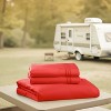 Nestl RV Queen Sheets, Super Soft 4PC Microfiber Sheet Set for Camper, Short Queen Sheets - 3 of 4